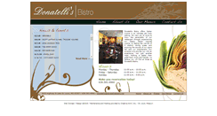 Desktop Screenshot of donatellisbistro.com